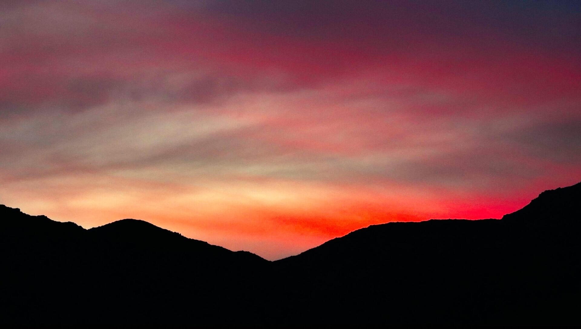 Beautiful sunsets in Borrego Springs at Palm Canyon Hotel